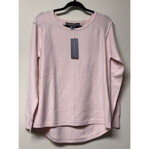 NWT - FRENCH CONNECTION Baby Soft Crewneck Jumper, Capri Blush, Sz S
